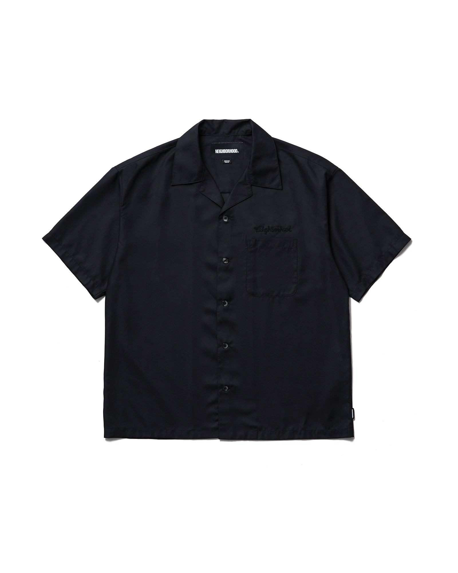 SOLID COLOR HAWAIIAN SHIRT SS
