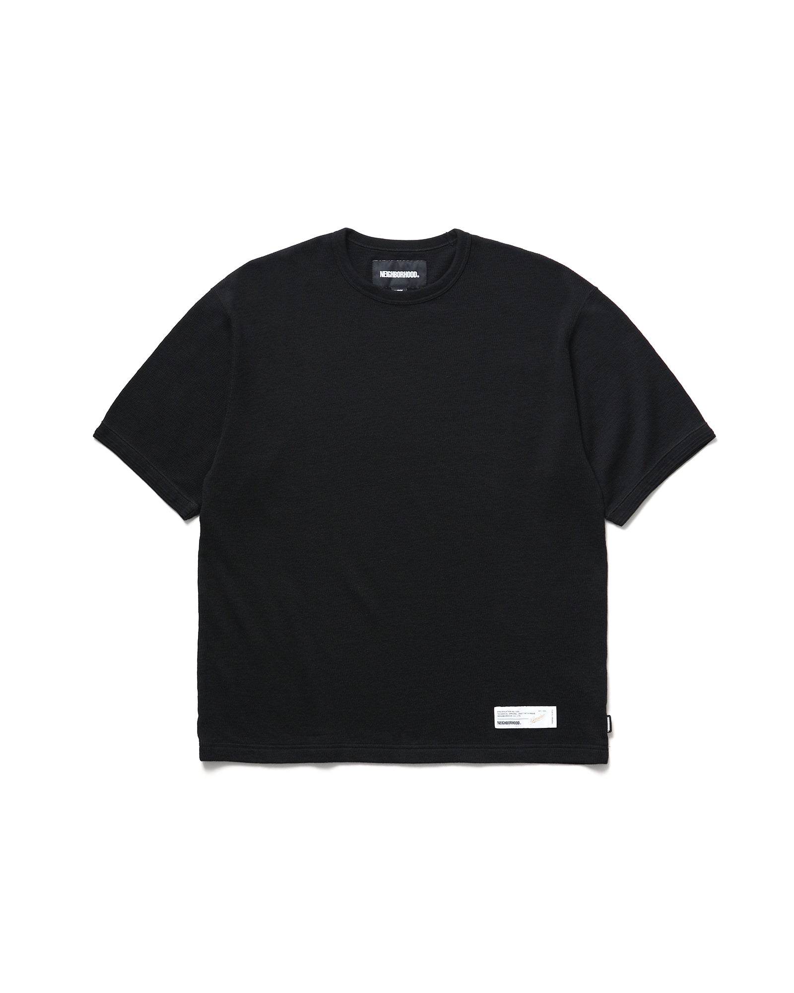 HONEYCOMB FABRIC CREWNECK SS