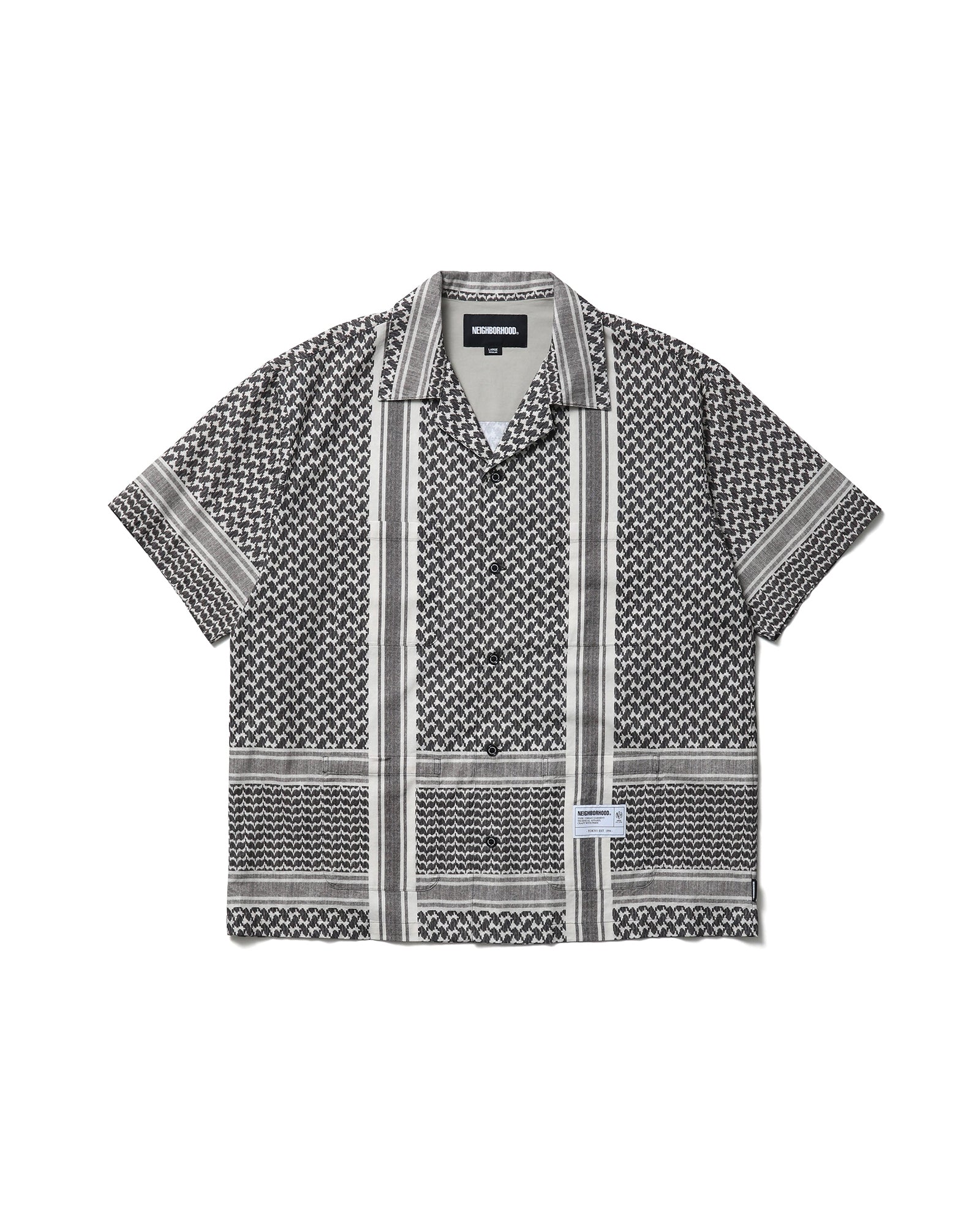 SHEMAGH PATTERN SHIRT SS