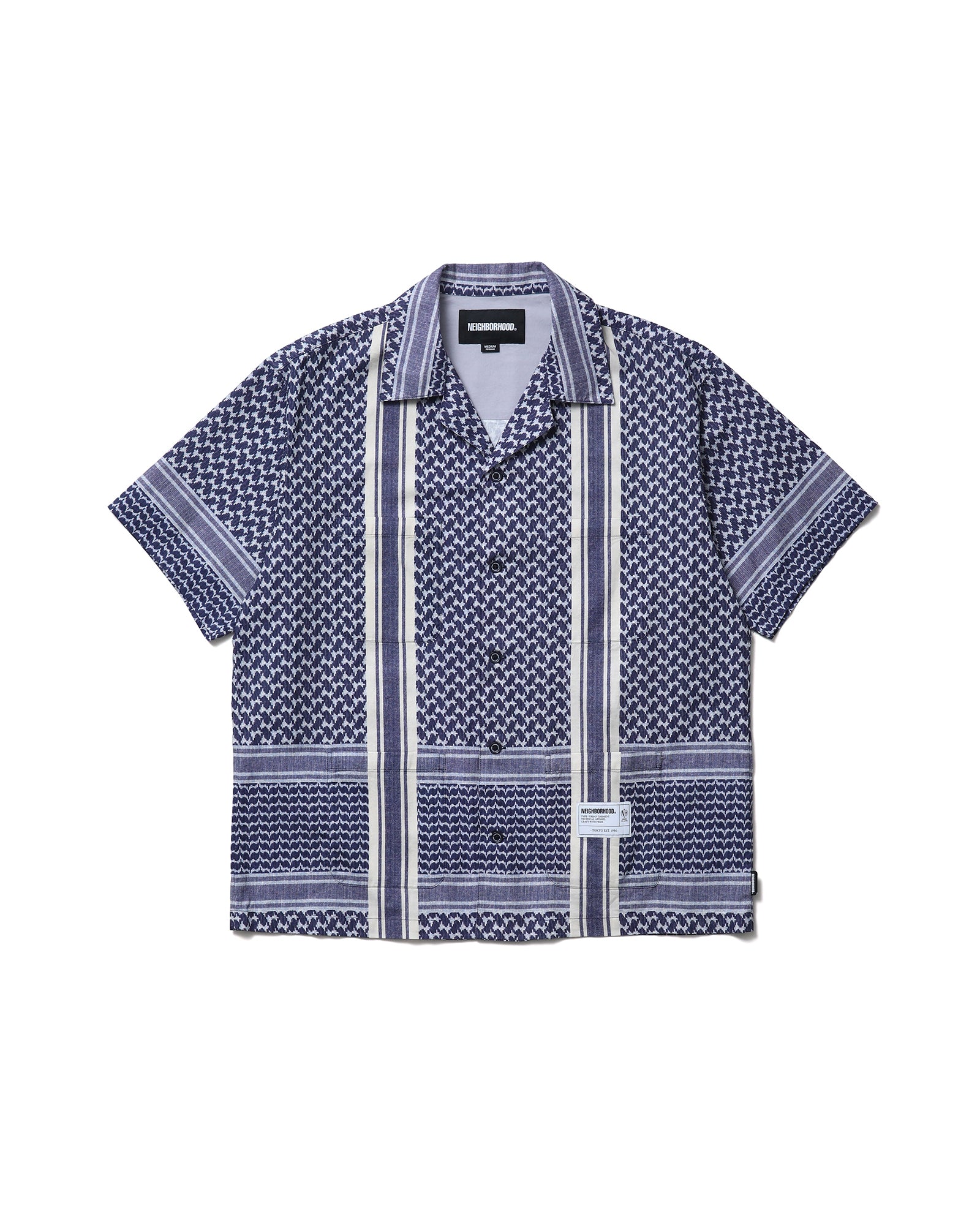 SHEMAGH PATTERN SHIRT SS