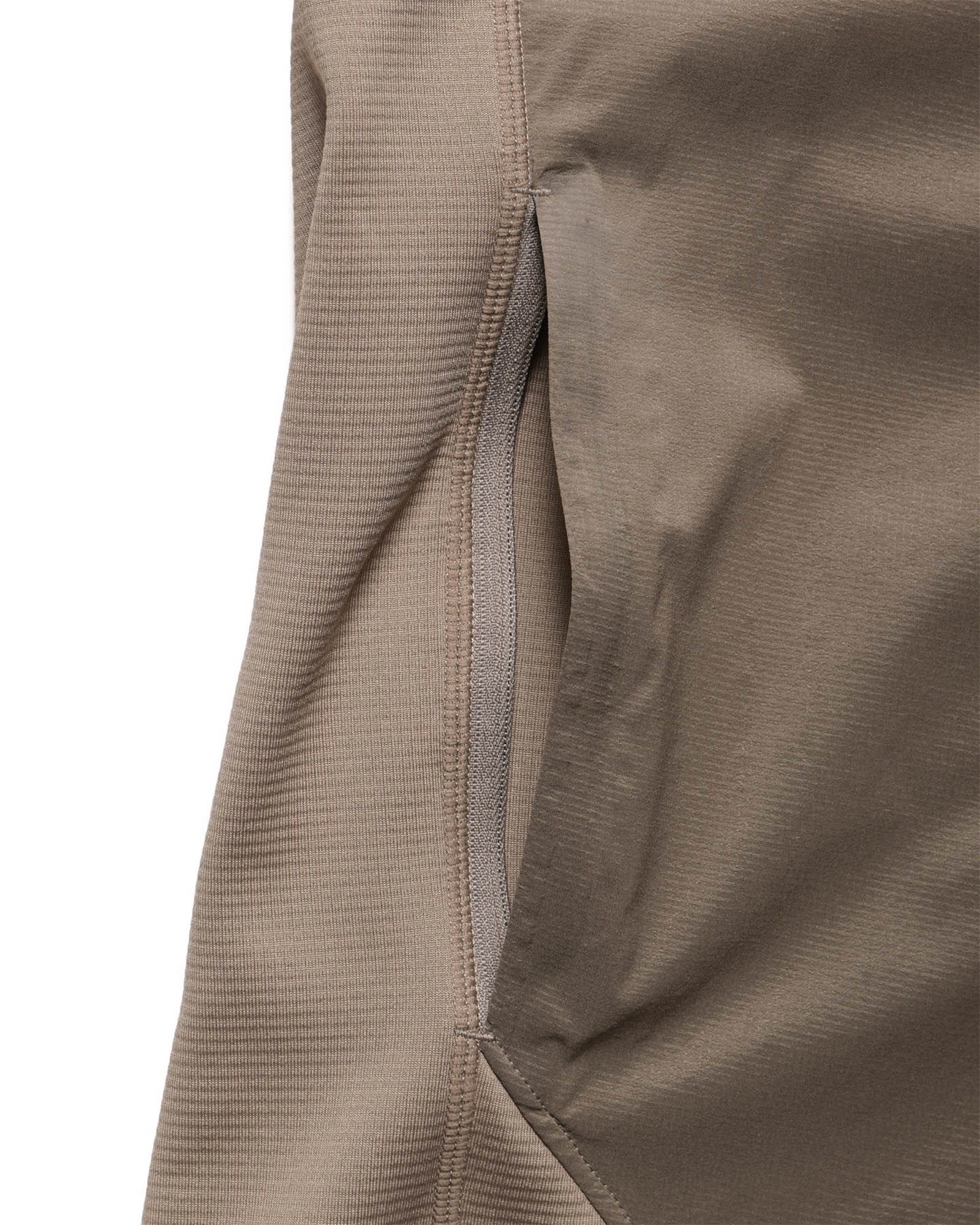 GRID FLEECE HYBRID HOODIE
