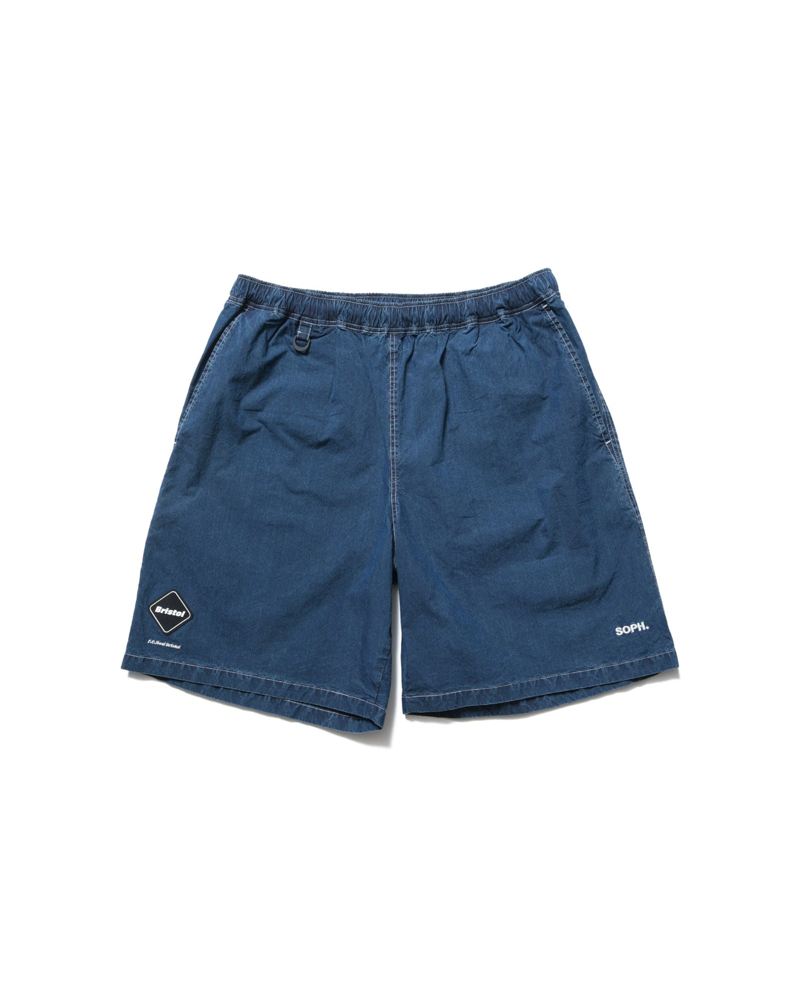 WASHED CRISP DENIM EASY SHORTS