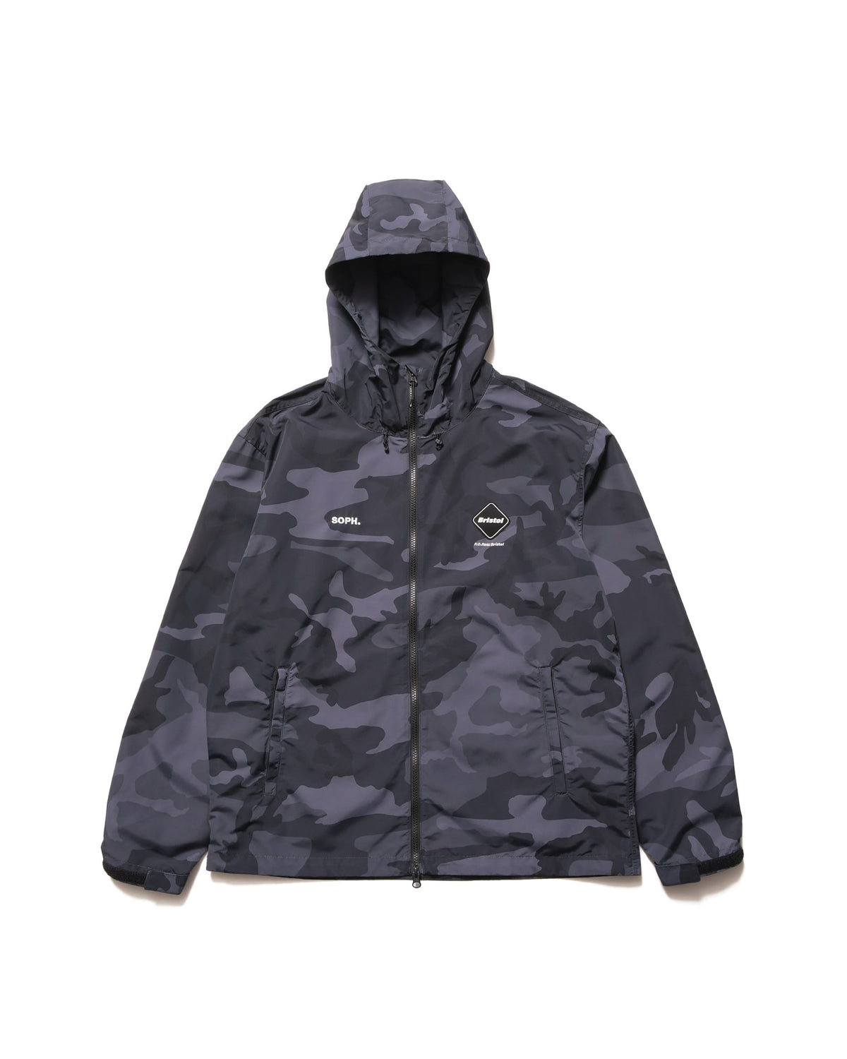 SUPPLEX NYLON HOODED BLOUSON
