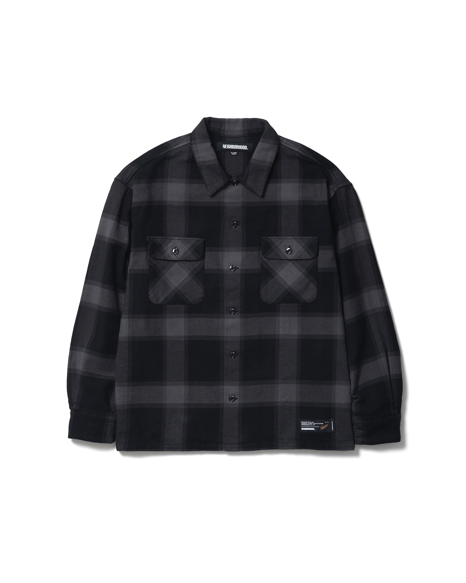 BUFFALO CHECK SHIRT LS